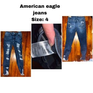 American eagle ripped jeans